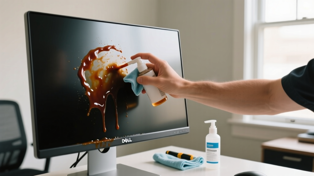 Tested: How to Get BBQ Sauce Out of Computer Monitor