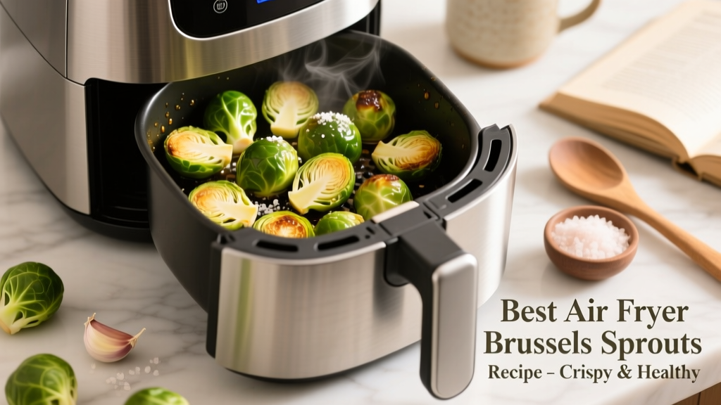 Best Air Fryer Brussels Sprouts Recipe (Crispy & Healthy)