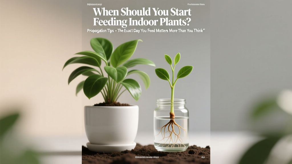 When to Feed Propagated Indoor Plants (2026)