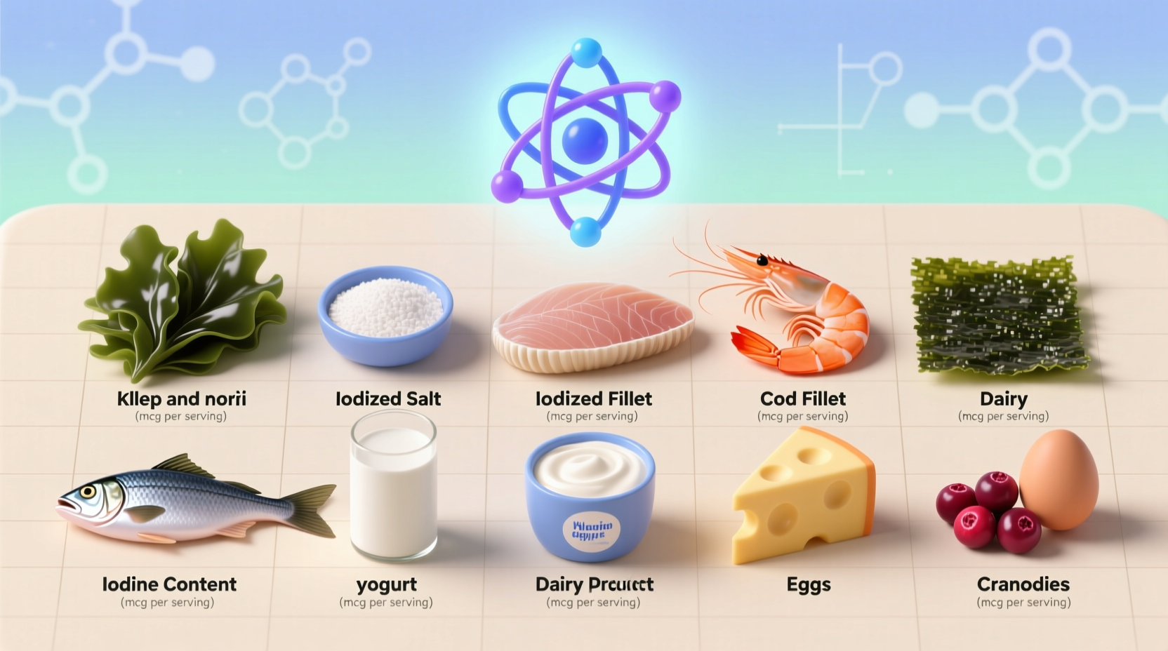 what foods are high in iodine