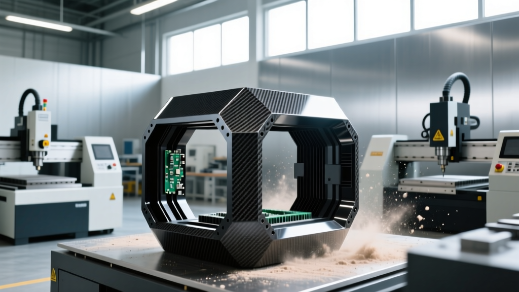 Carbon Fiber CNC Machining: Safety & Tolerances for Enclosures