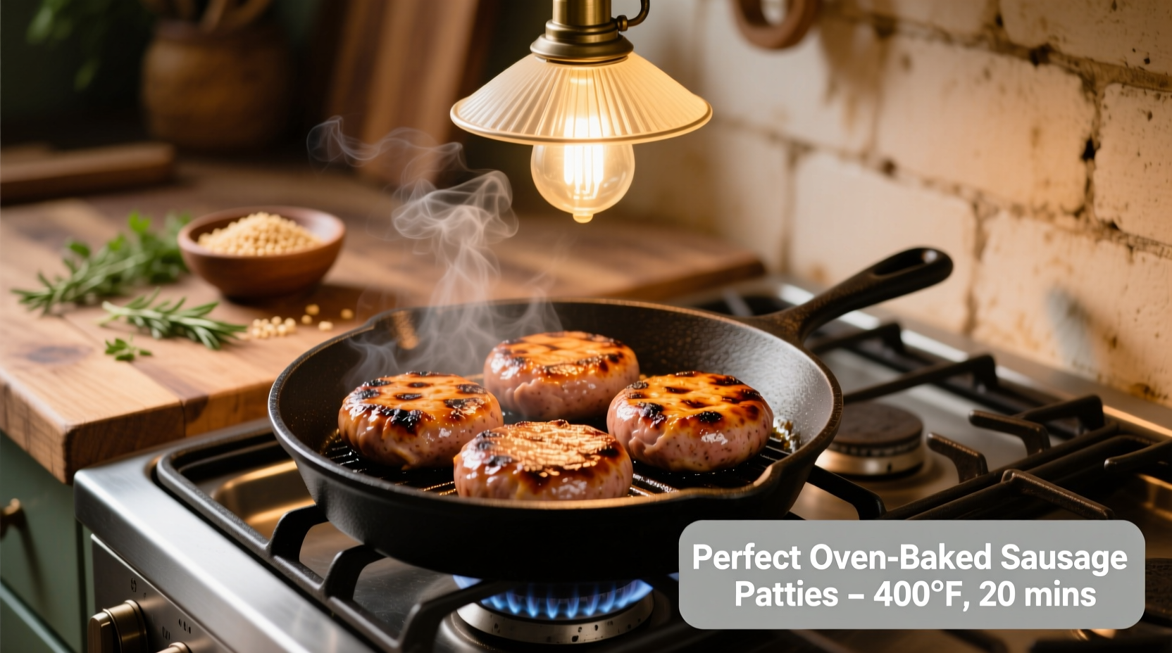 Perfect Oven-Baked Sausage Patties: Simple 400°F Method