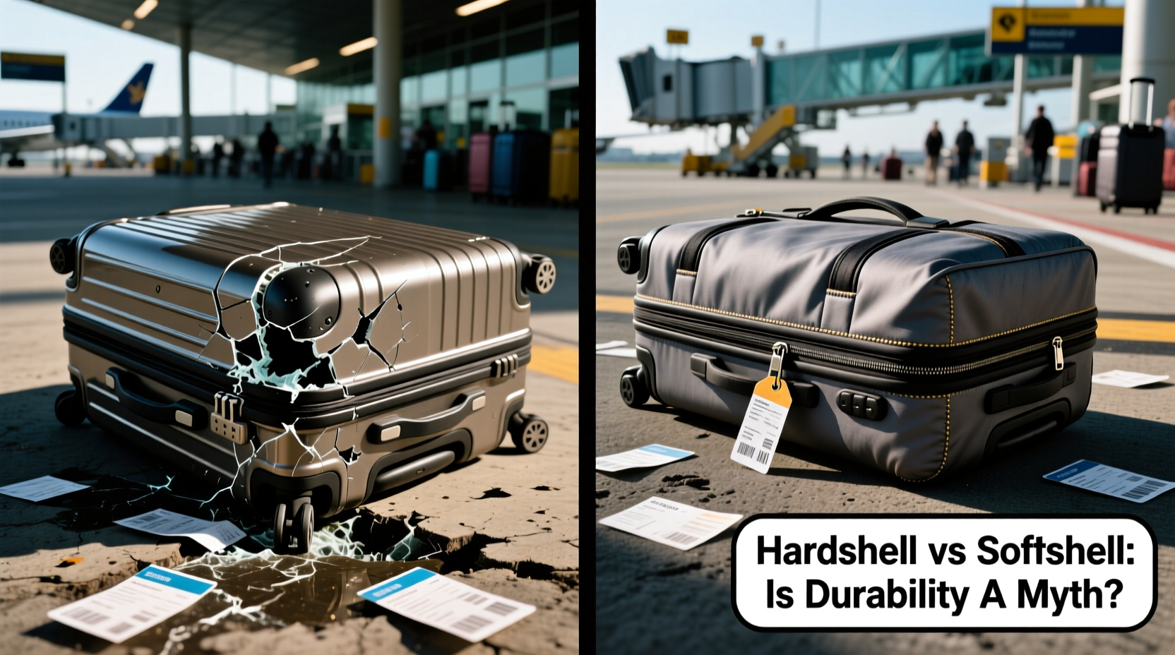 hardshell vs softshell luggage is the durability of hard cases a myth