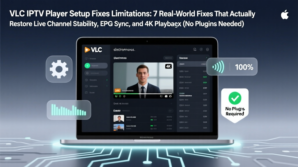 VLC IPTV Player Setup Fixes Limitations: 7 Real-World Fixes That Actually Restore Live Channel Stability, EPG Sync, and 4K Playback (No Plugins Needed)
