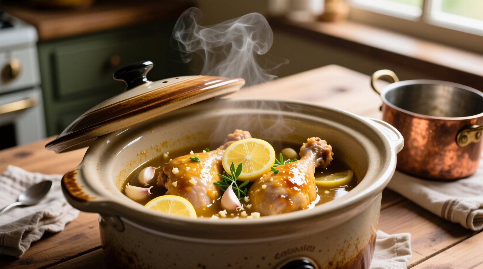 Perfect Crockpot Chicken Garlic Lemon Recipe in 6 Hours