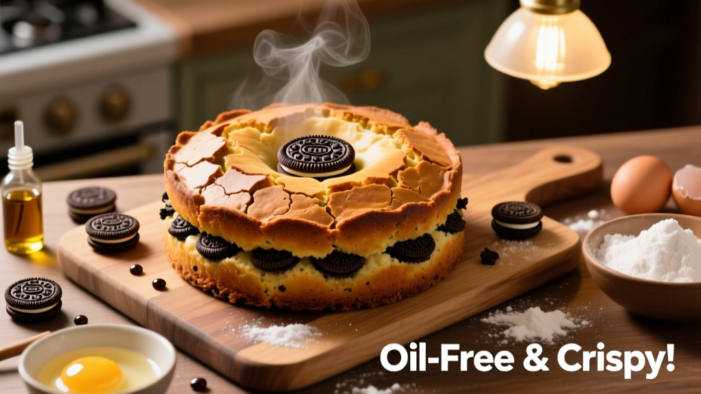 Air Fryer Oreo Cake: Crispy, Moist & Oil-Free!