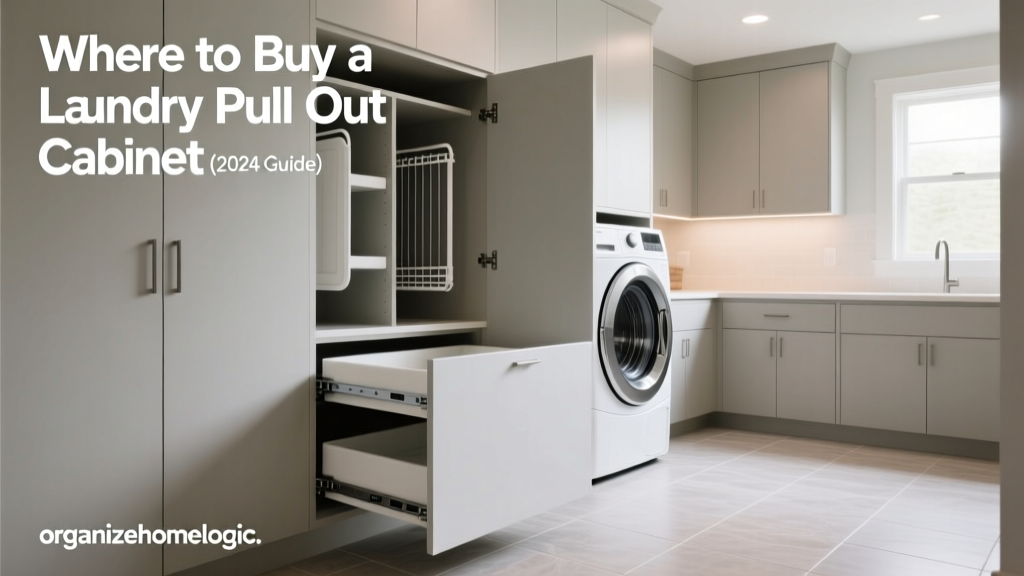 Where to Buy a Laundry Pull Out Cabinet (2024 Guide)
