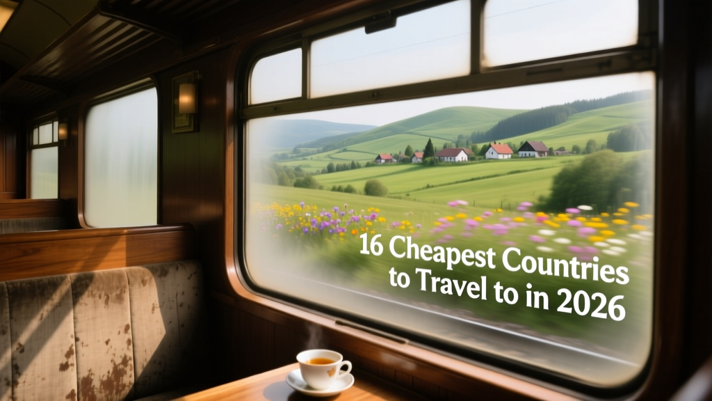 16 Cheapest Countries to Travel To in 2026: Real Costs, Verified Data, and Smart Multi-Modal Planning