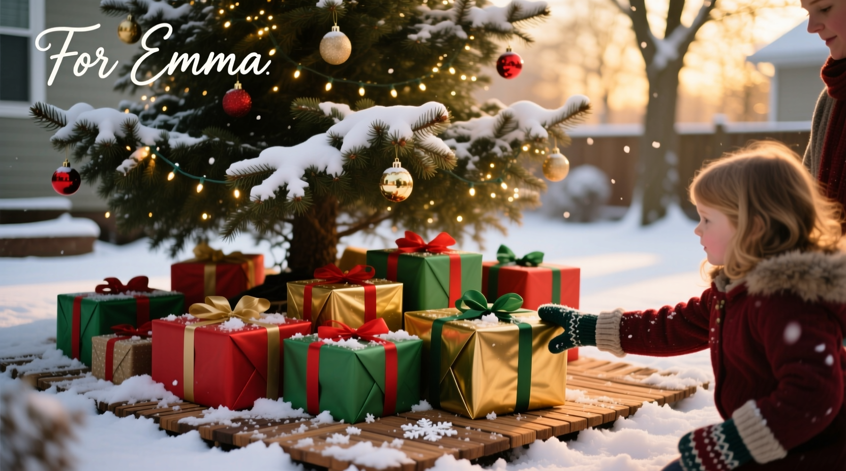 why do people place gifts under the tree instead of beside it