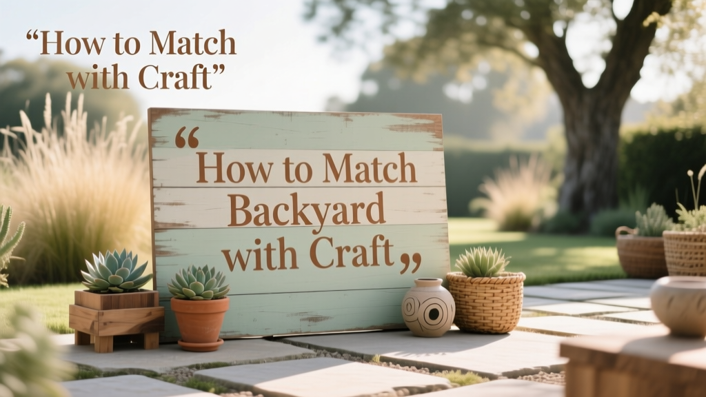 Backyard Craft Ideas for Intentional Outdoor Living