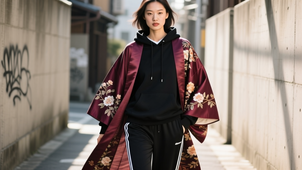 Styling Vintage Silk Kimono Haori with Streetwear in 2026