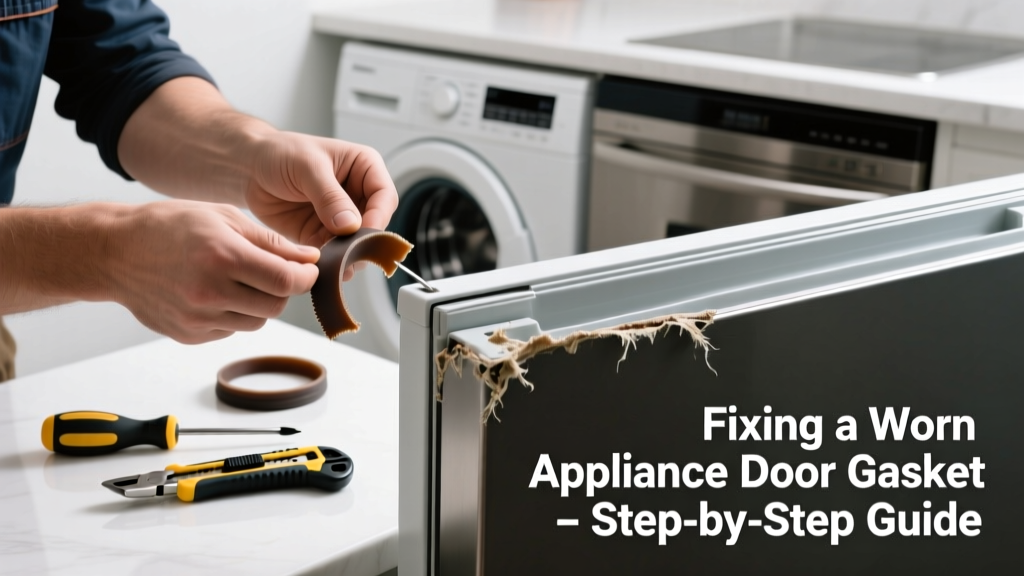 Fix a Worn Appliance Door Gasket: Fridge, Washer, Dishwasher