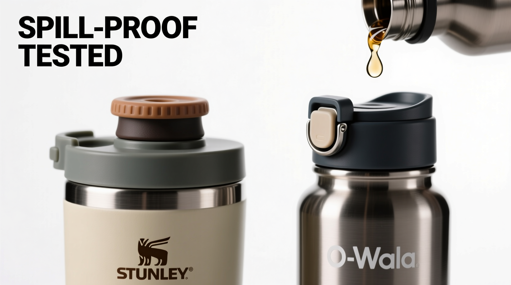 stanley cup vs owala is the spill proof lid actually reliable