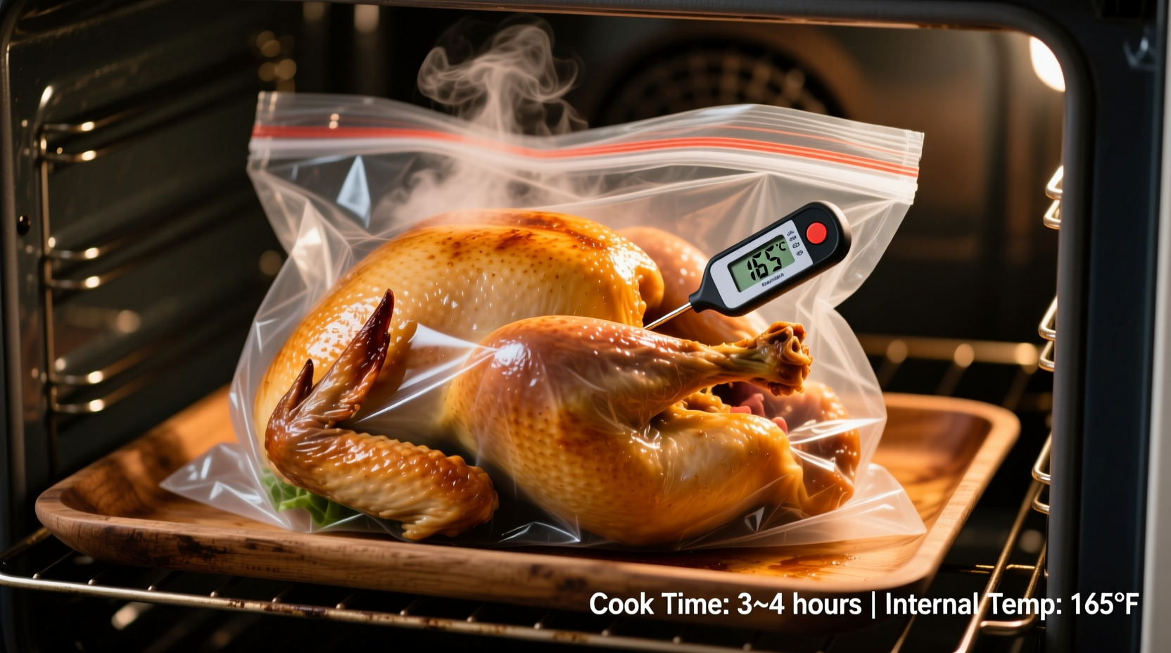 how long to cook a turkey in a cooking bag