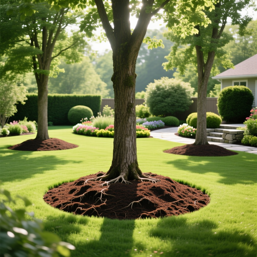 Proper Tree Mulching Techniques: How to Avoid Volcano Mulching