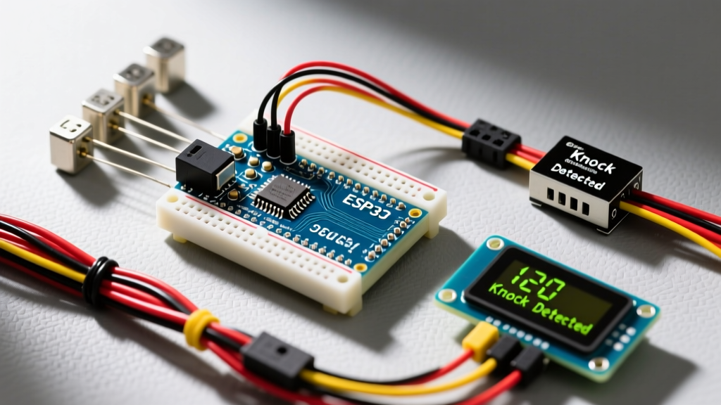 Multi-Peripheral Piezo Sensor Arduino Knock Lock Setup Guide