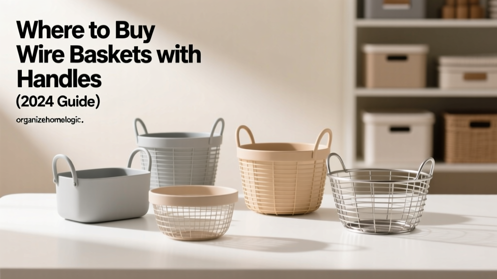 Where to Buy Wire Baskets with Handles (2024 Guide)
