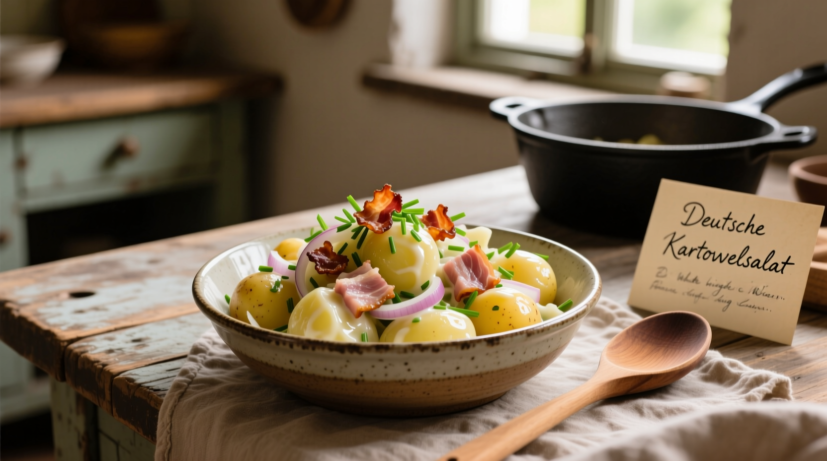 Authentic German Potato Salad Recipe: Vinegar-Based & No Mayo