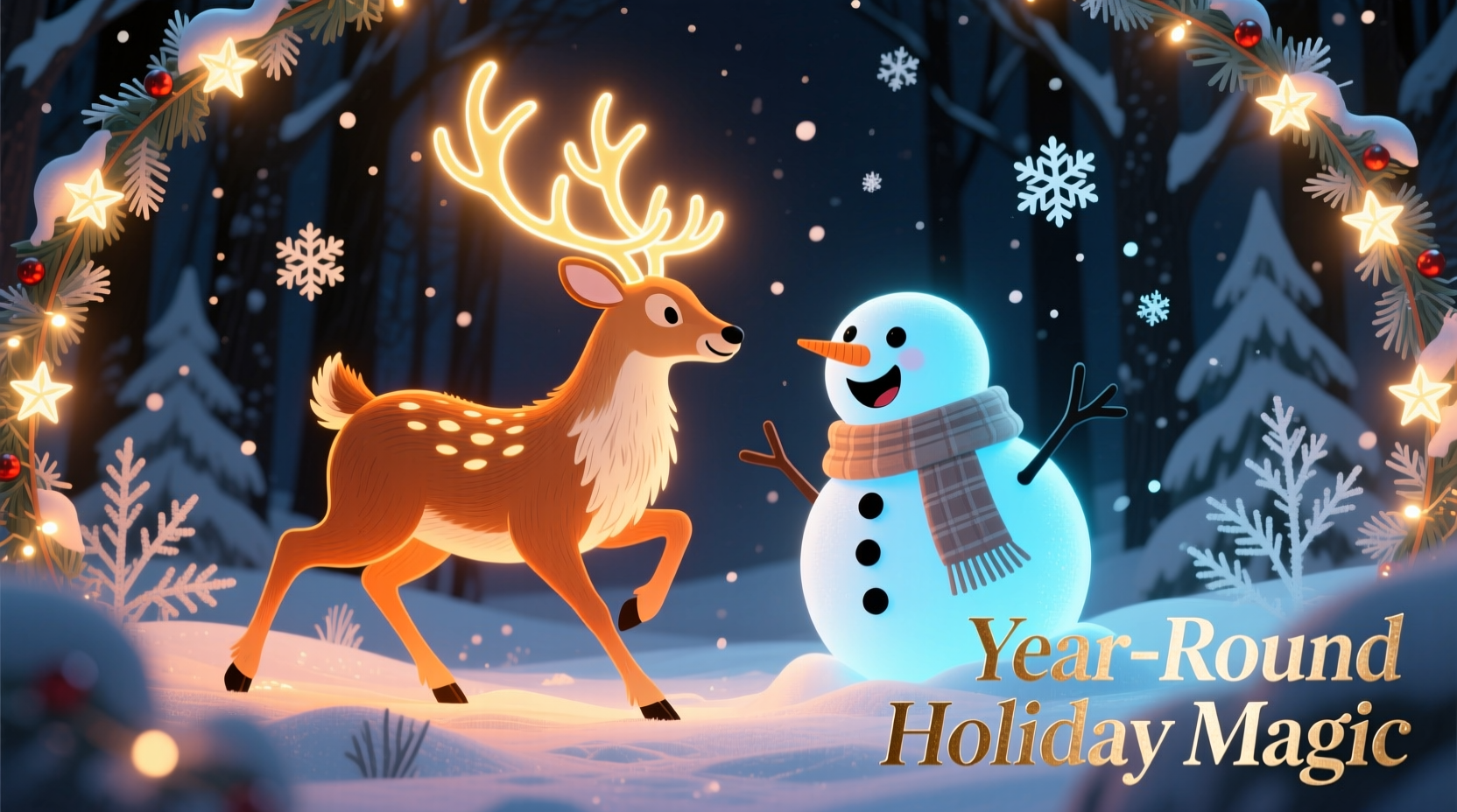 reindeer vs snowman themed lights which motif stays trendy year after year