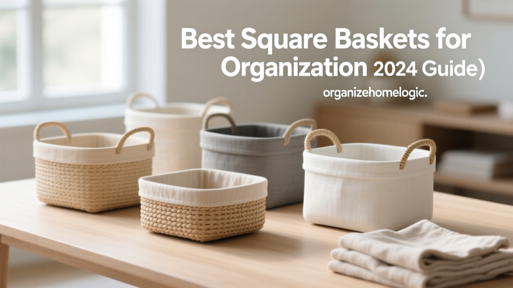 Best Square Baskets for Organization (2024 Guide)