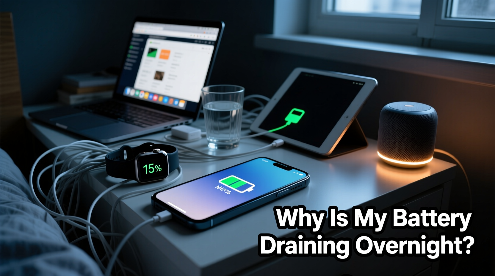 why is my phone battery draining overnight and how to find the hidden culprit