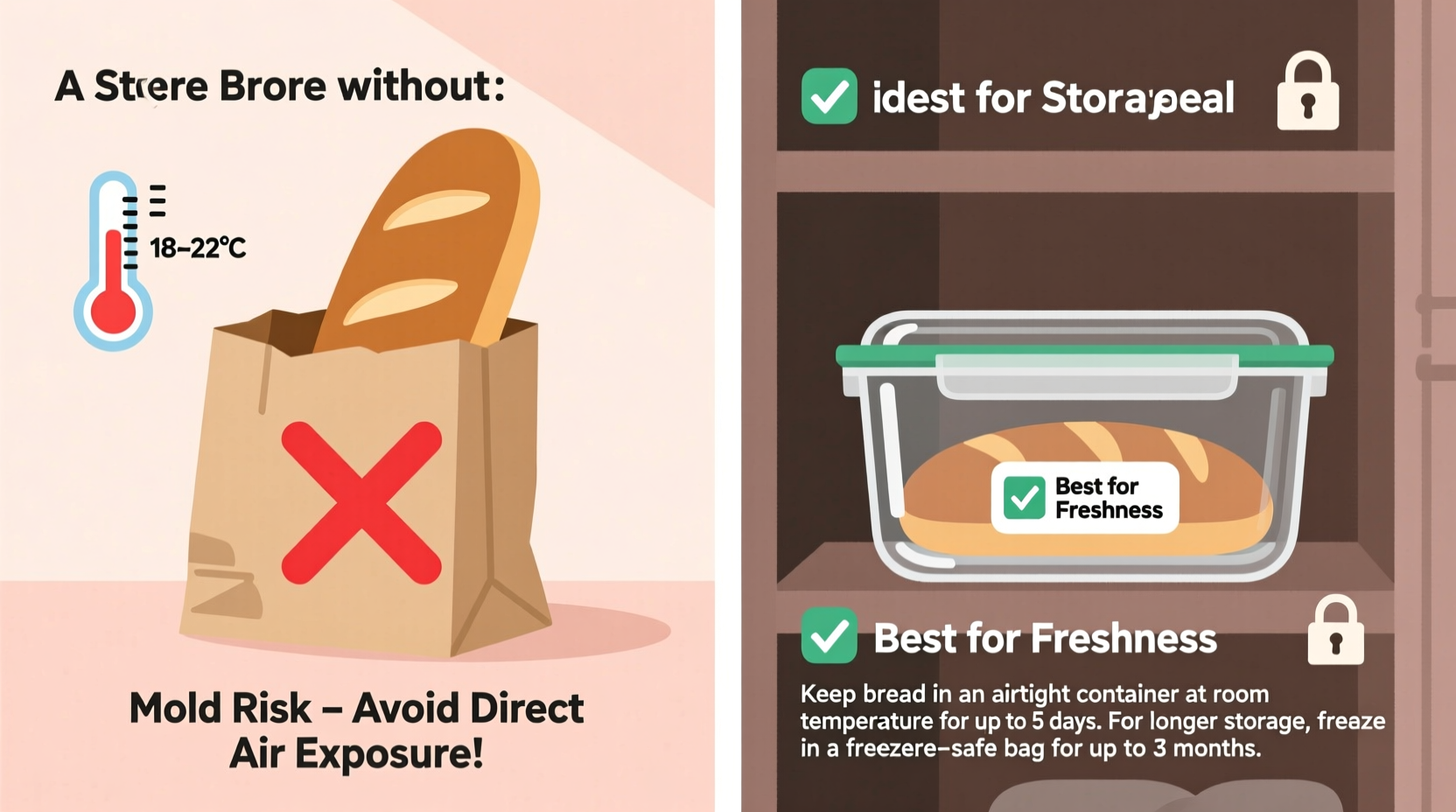 how to store bread without it getting moldy or stale