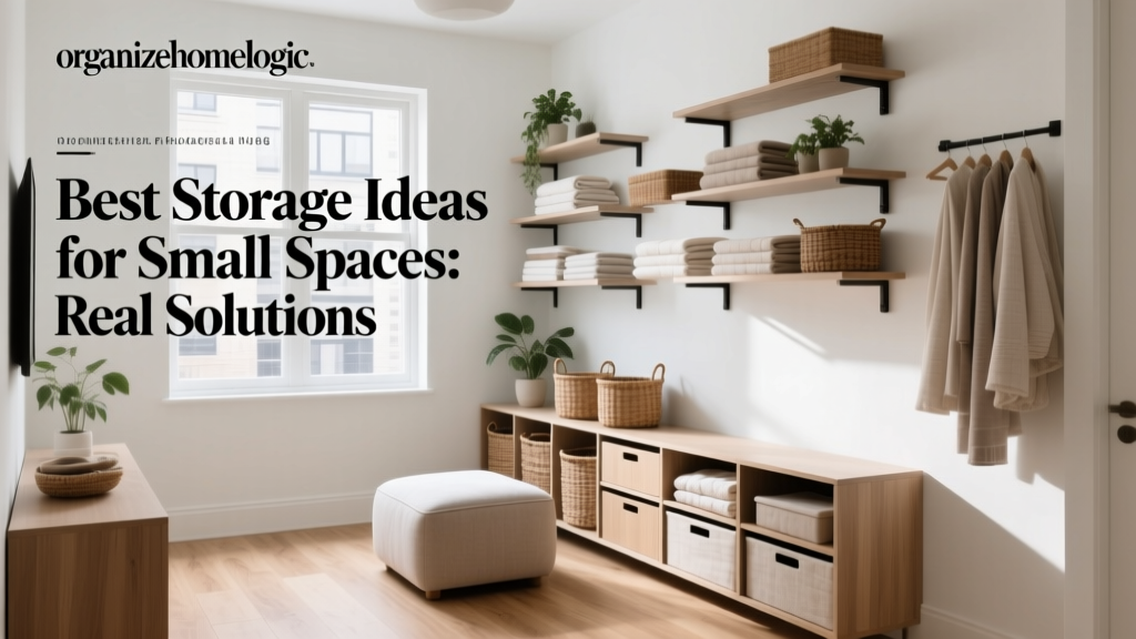 Best Storage Ideas for Small Spaces: Real Solutions