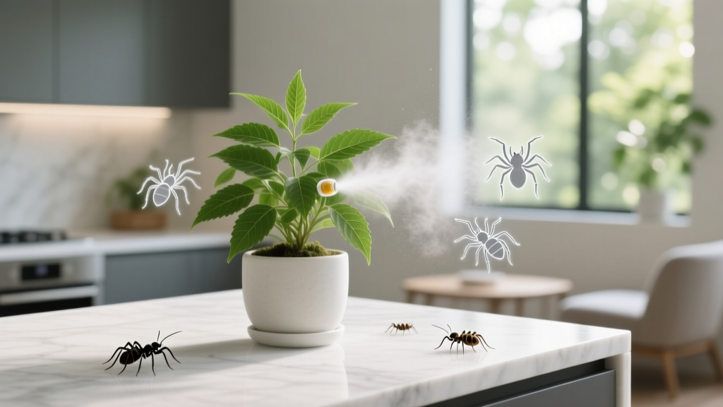 What to Spray Outdoor Plants With Before Bringing Indoors