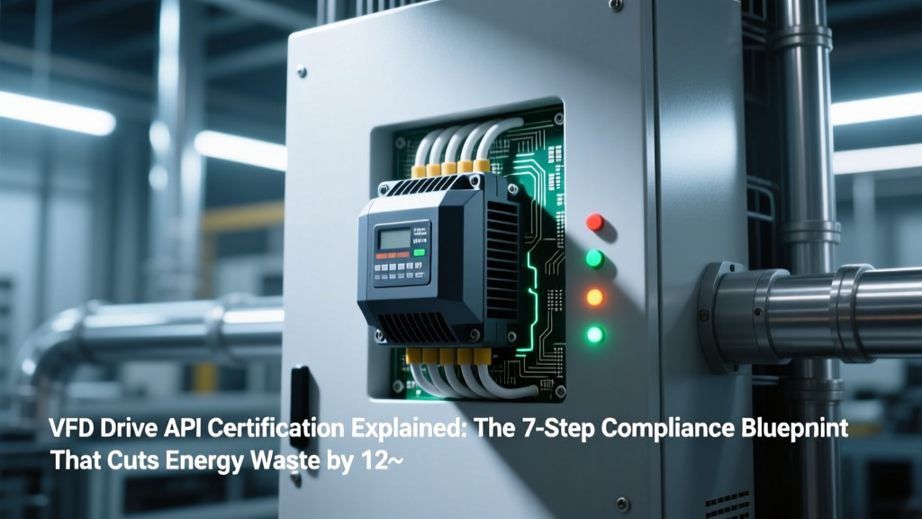 VFD Drive API Certification: Cut Energy Waste, Avoid Fines