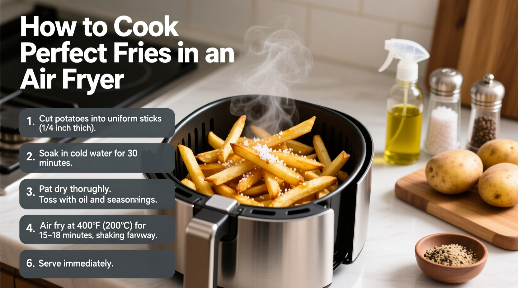 how to cook fries in an air fryer