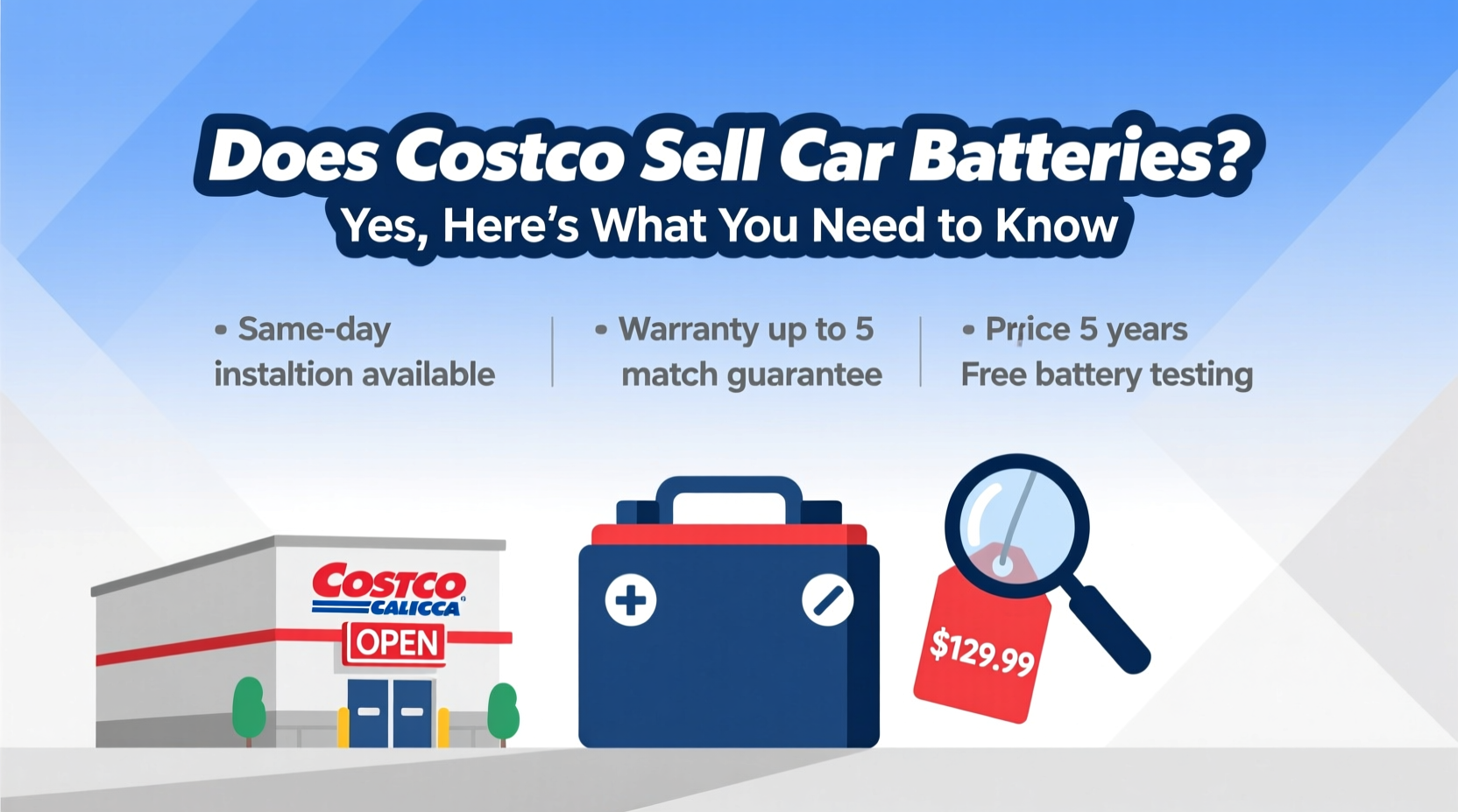 does costco sell car batteries
