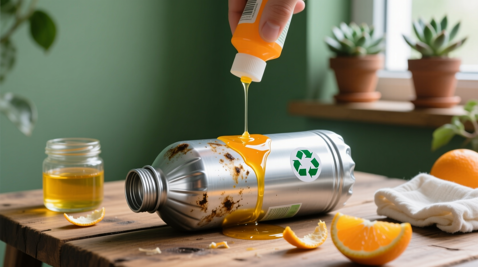 eco friendly cleaning remove sticker residue safely