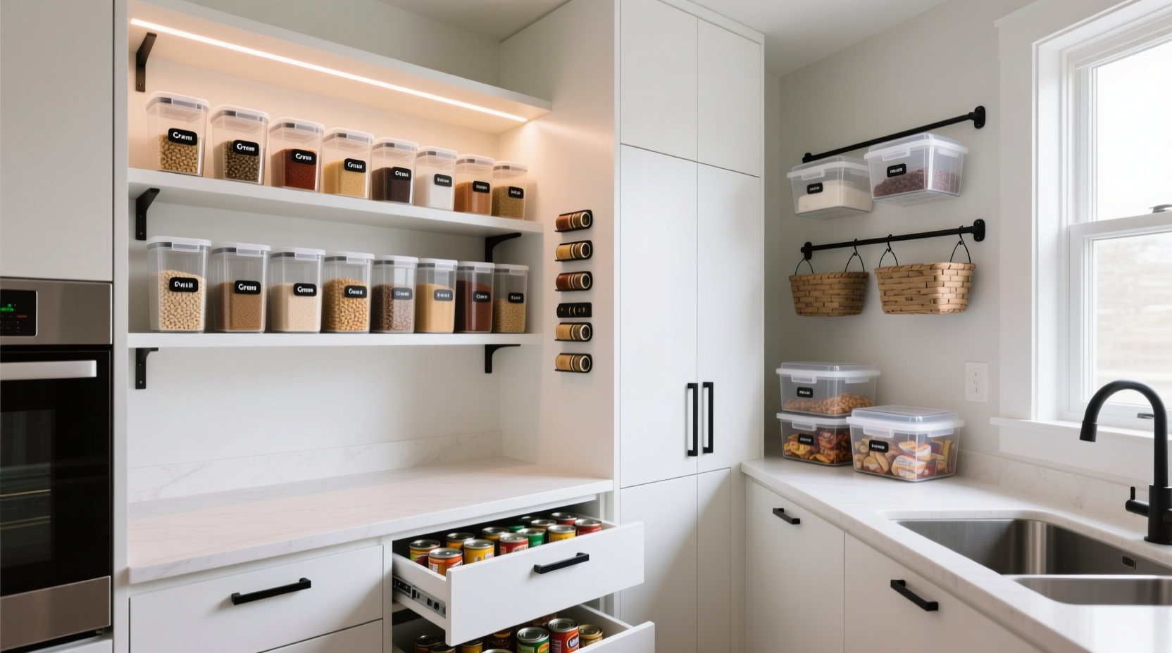 how to organize a small pantry effective space saving storage hacks