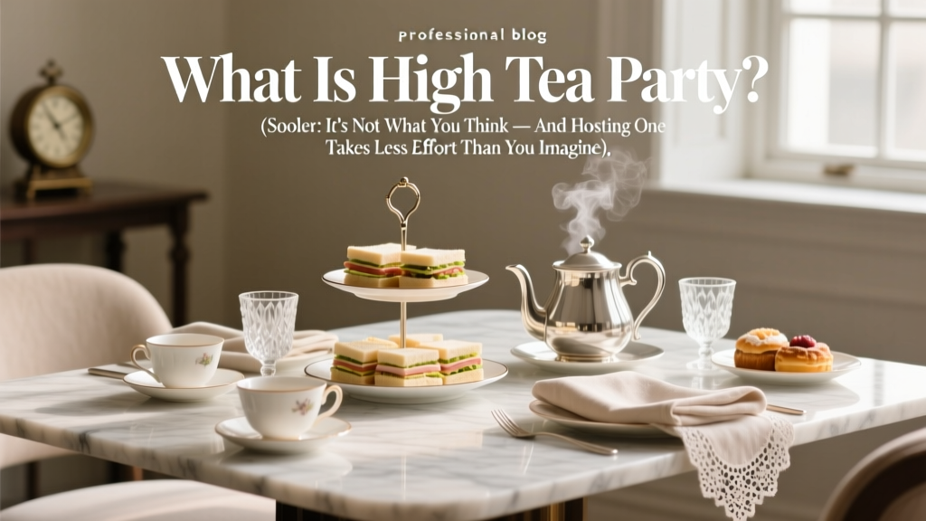 High Tea Party: What It Really Is (2026)