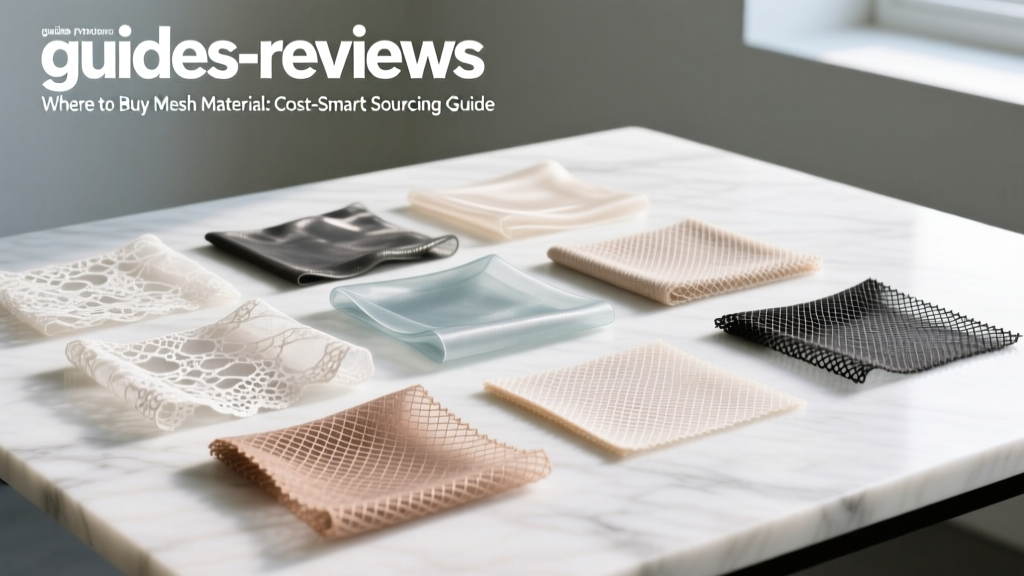 Where to Buy Mesh Material: Cost-Smart Sourcing Guide