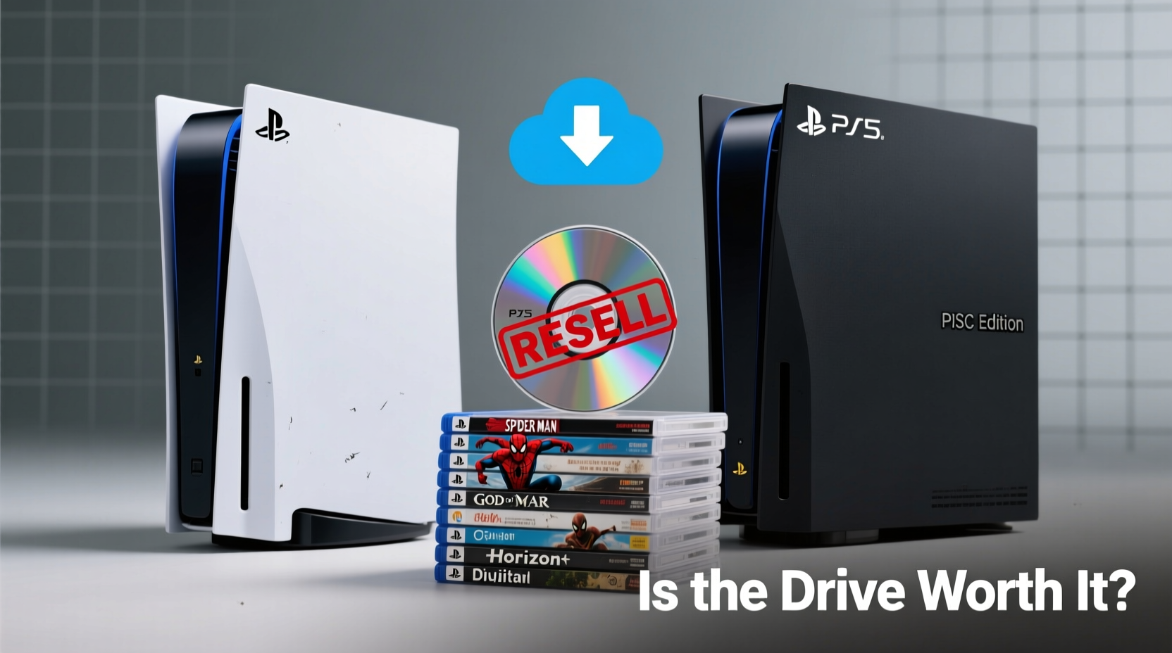 ps5 digital vs disc edition is the resale value of physical games worth the drive