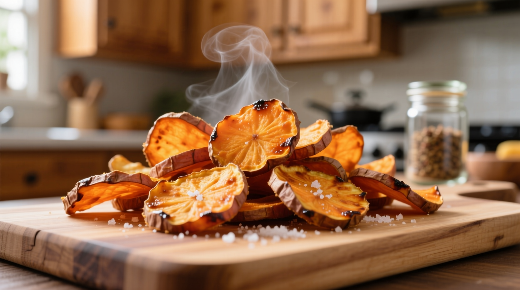 Perfect Air Fryer Sweet Potato Chips in 20 Minutes