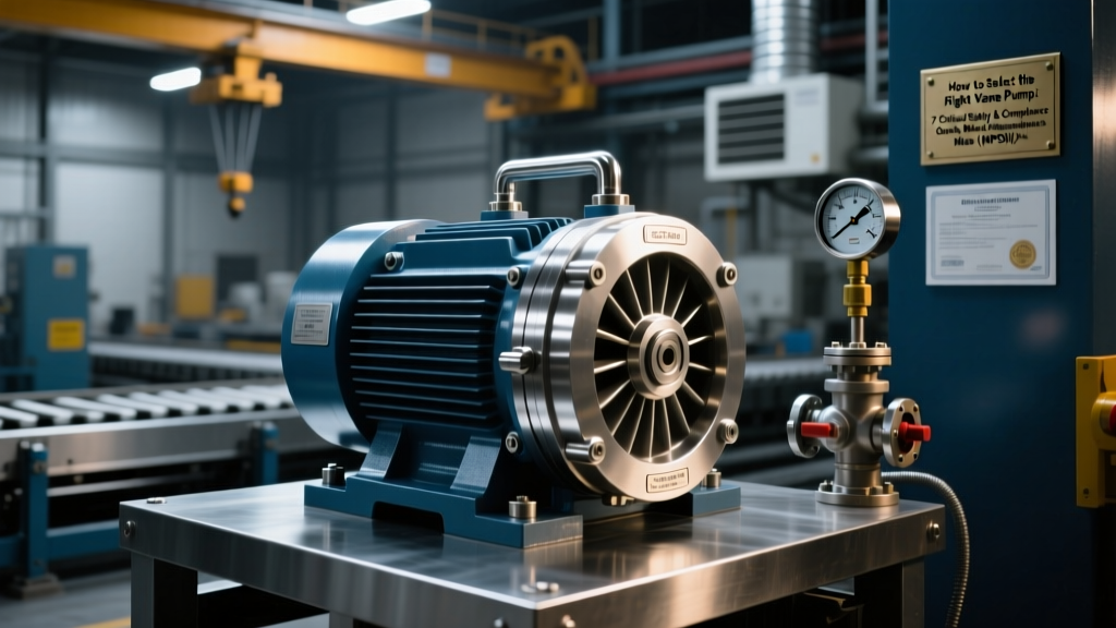 Vane Pump Selection: 7 Safety & Compliance Checks