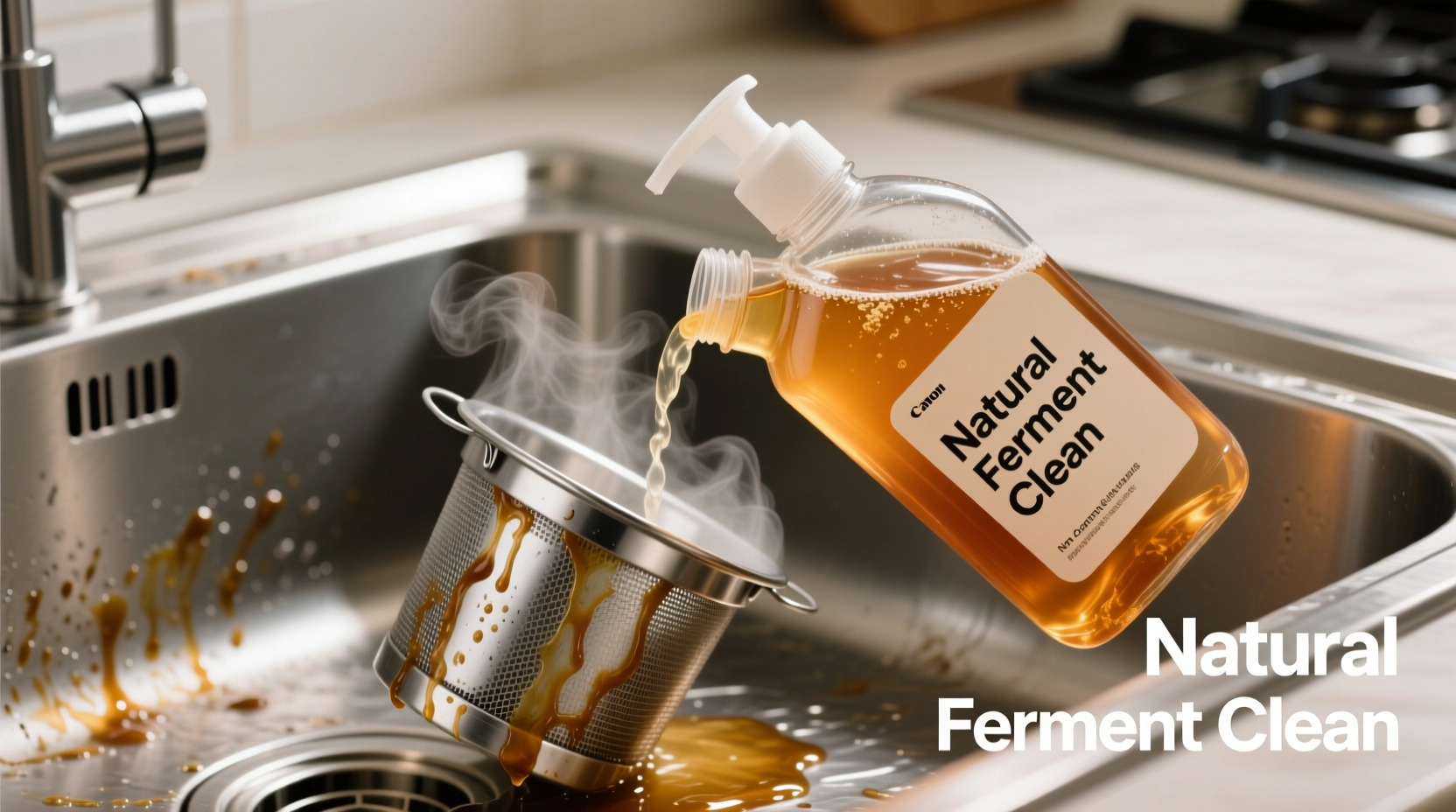fermented soybean cleaners for range hood filters