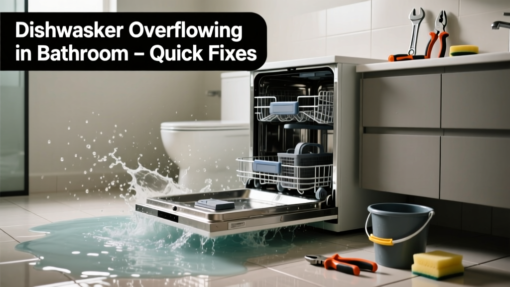 Dishwasher Overflowing in Bathroom: Quick Fixes