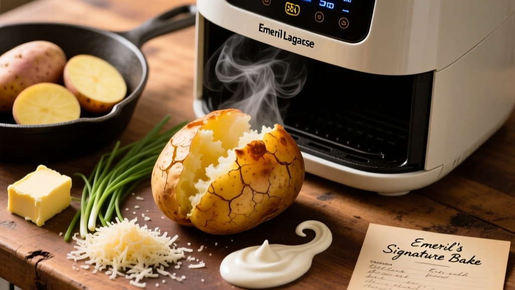 Perfect Baked Potato in Emeril Lagasse 360 Air Fryer