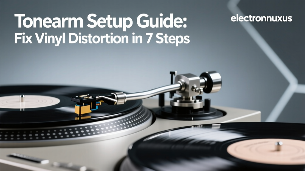Tonearm Setup Guide: Fix Vinyl Distortion in 7 Steps
