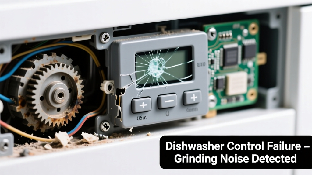 Dishwasher Control Panel Not Working & Grinding Noise