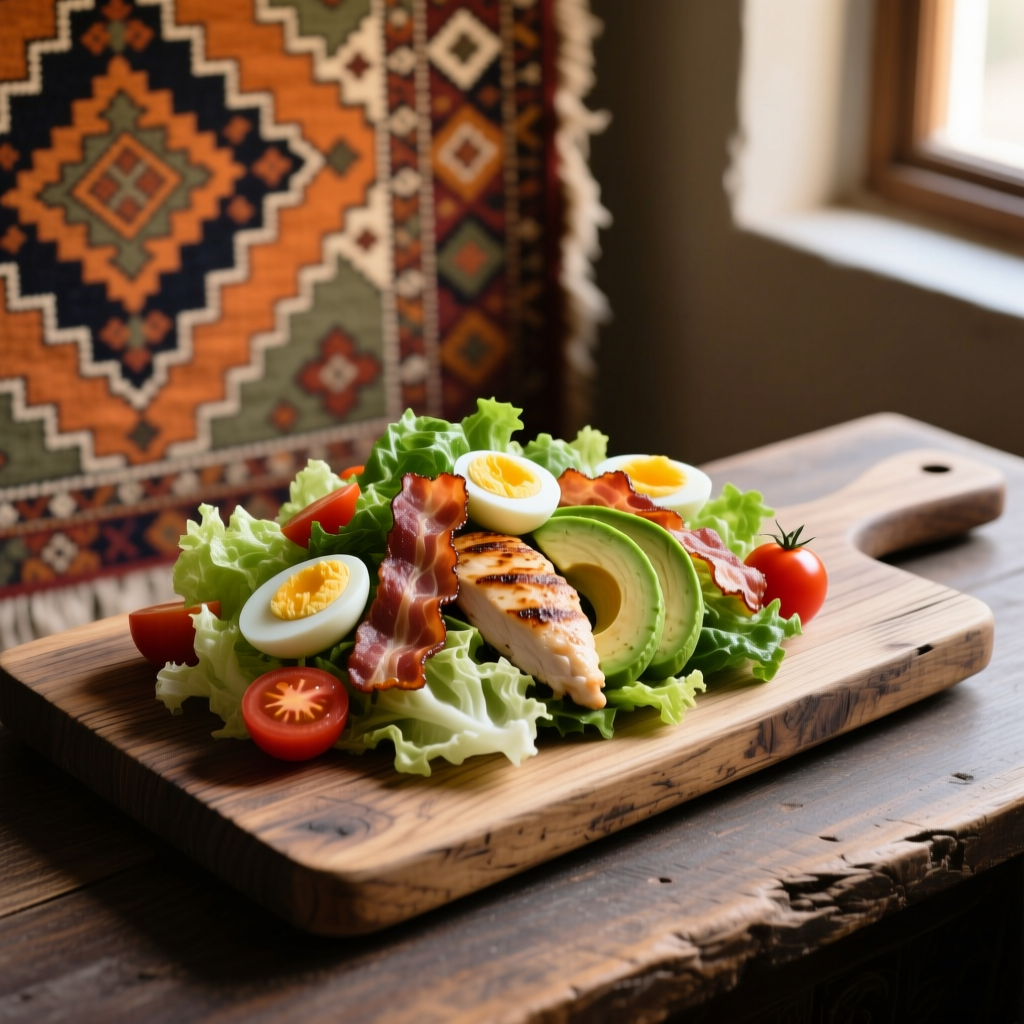 Traditional Dressing for Cobb Salad: A Style Guide to Timeless Salad Presentation