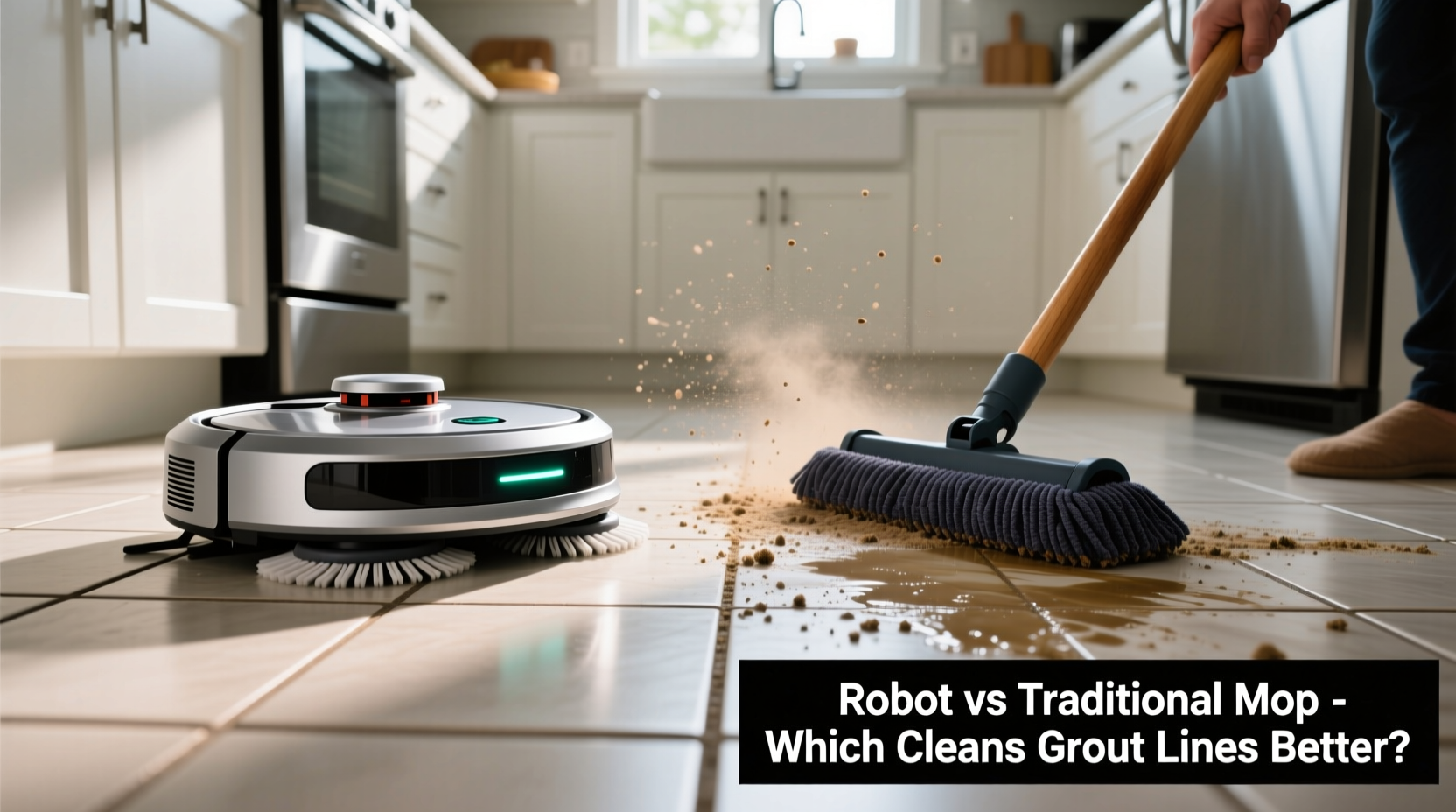 robot mop vs traditional which actually gets grout lines clean