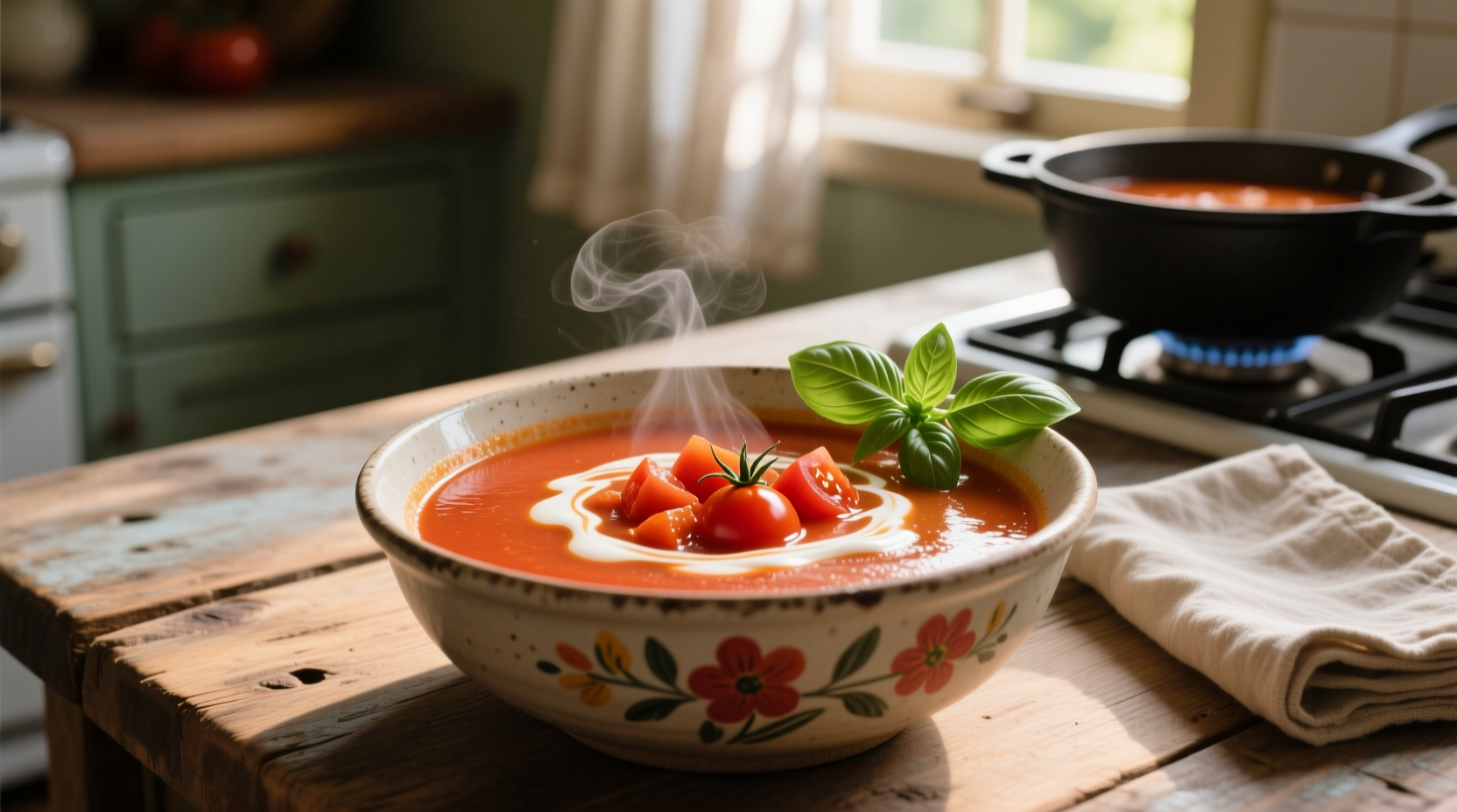 Fresh Tomato Soup Recipe: Homemade with Garden Tomatoes