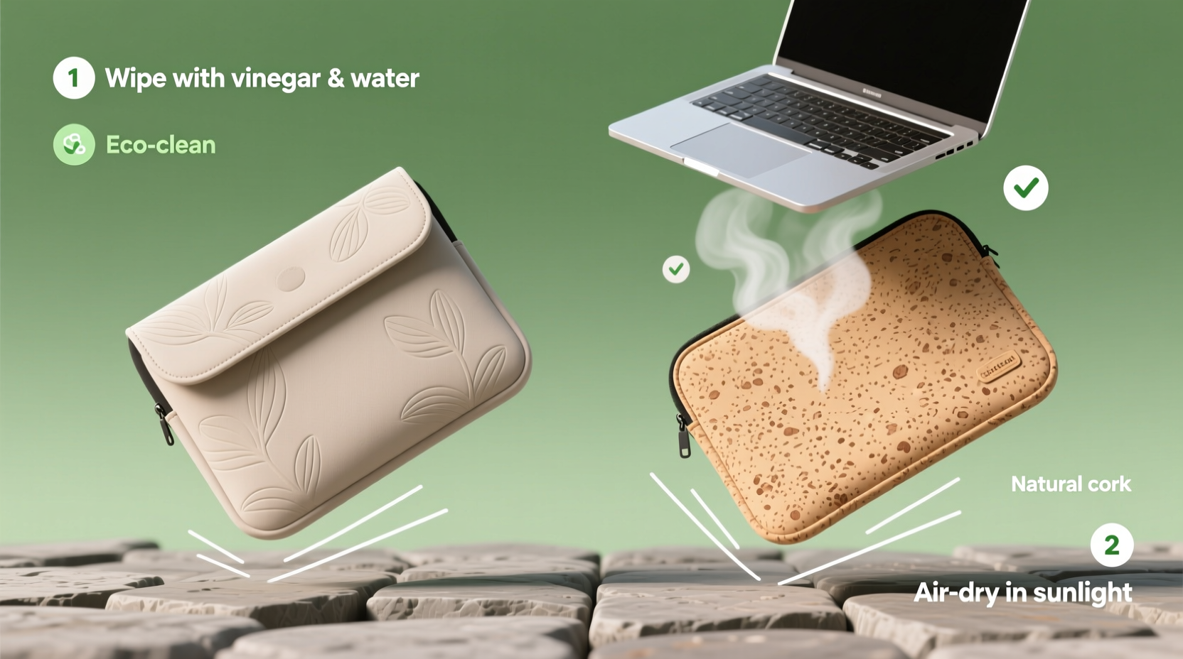 compostable vs cork laptop sleeves real protection data head