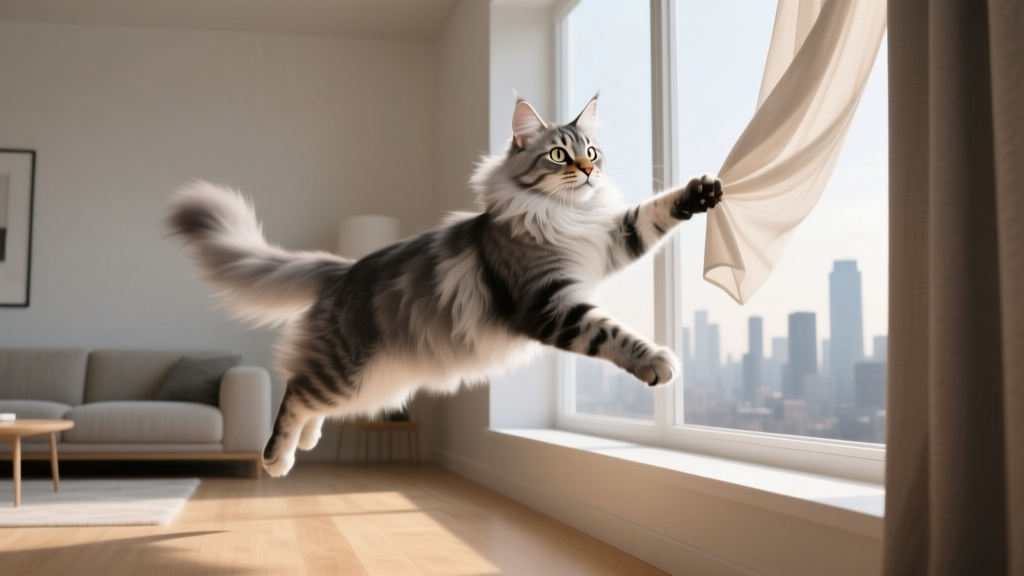 When Cats Behavior Maine Coon
