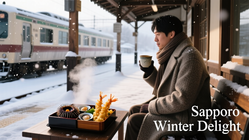 In Snow-Covered Sapporo: Eating Prized Seafood and High-End Tempura