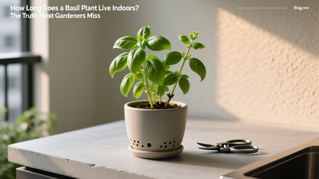 Basil Plant Lifespan Indoors: Light, Pruning & Pot Size